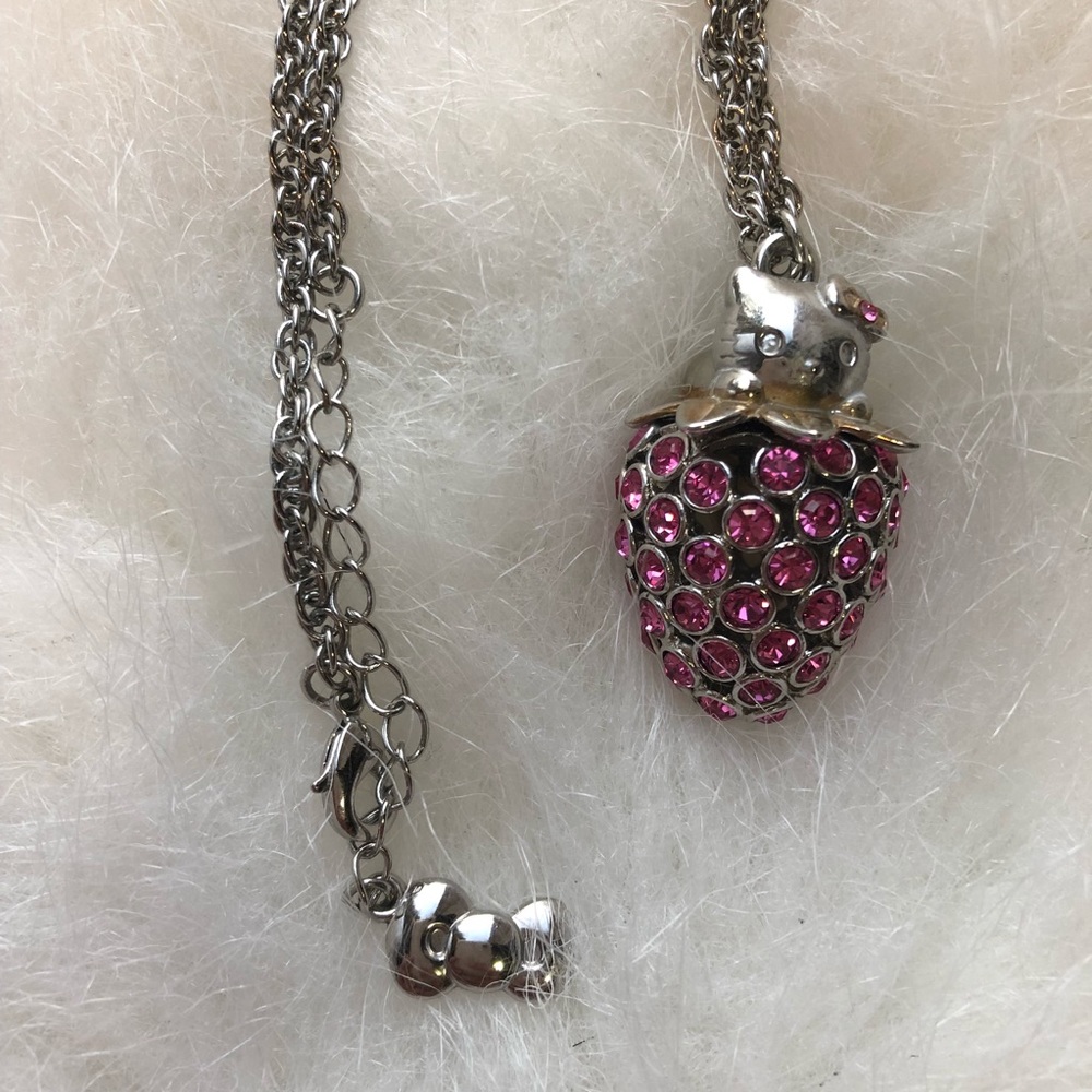 Hello Kitty Strawberry Necklace